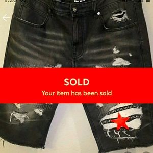 🚫SOLD!🚫Born Fly Denim Shorts 34w